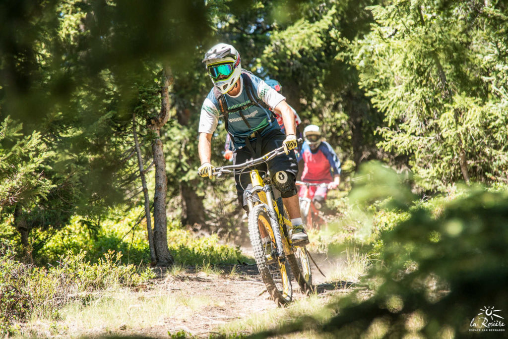 piste descente de VTT 