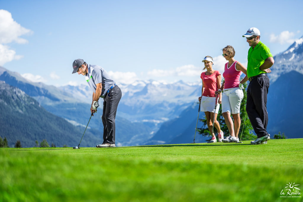 vacances d'été à la Rosière - golf