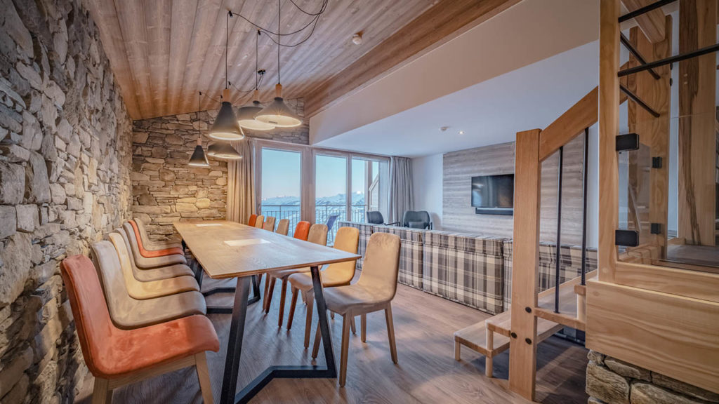 Tignes en été - intérieur appart hotel