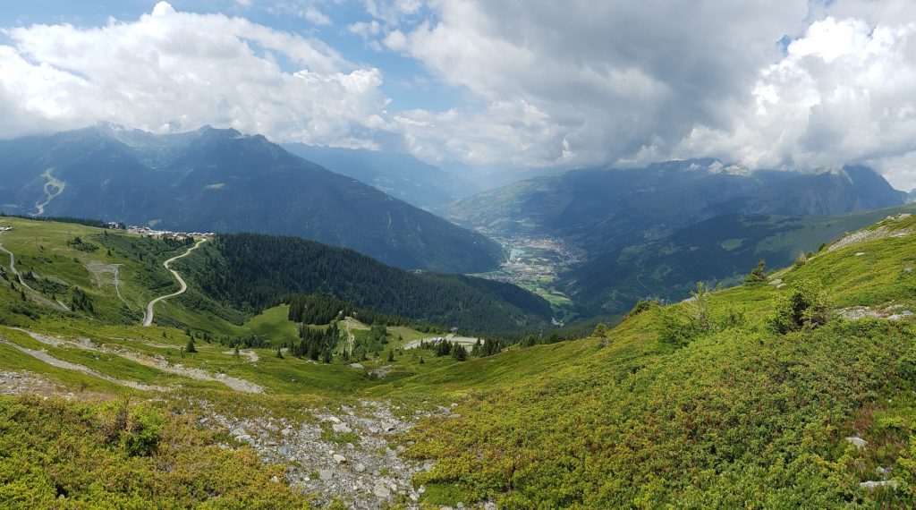 Vacances d'été à la Rosière - paysage