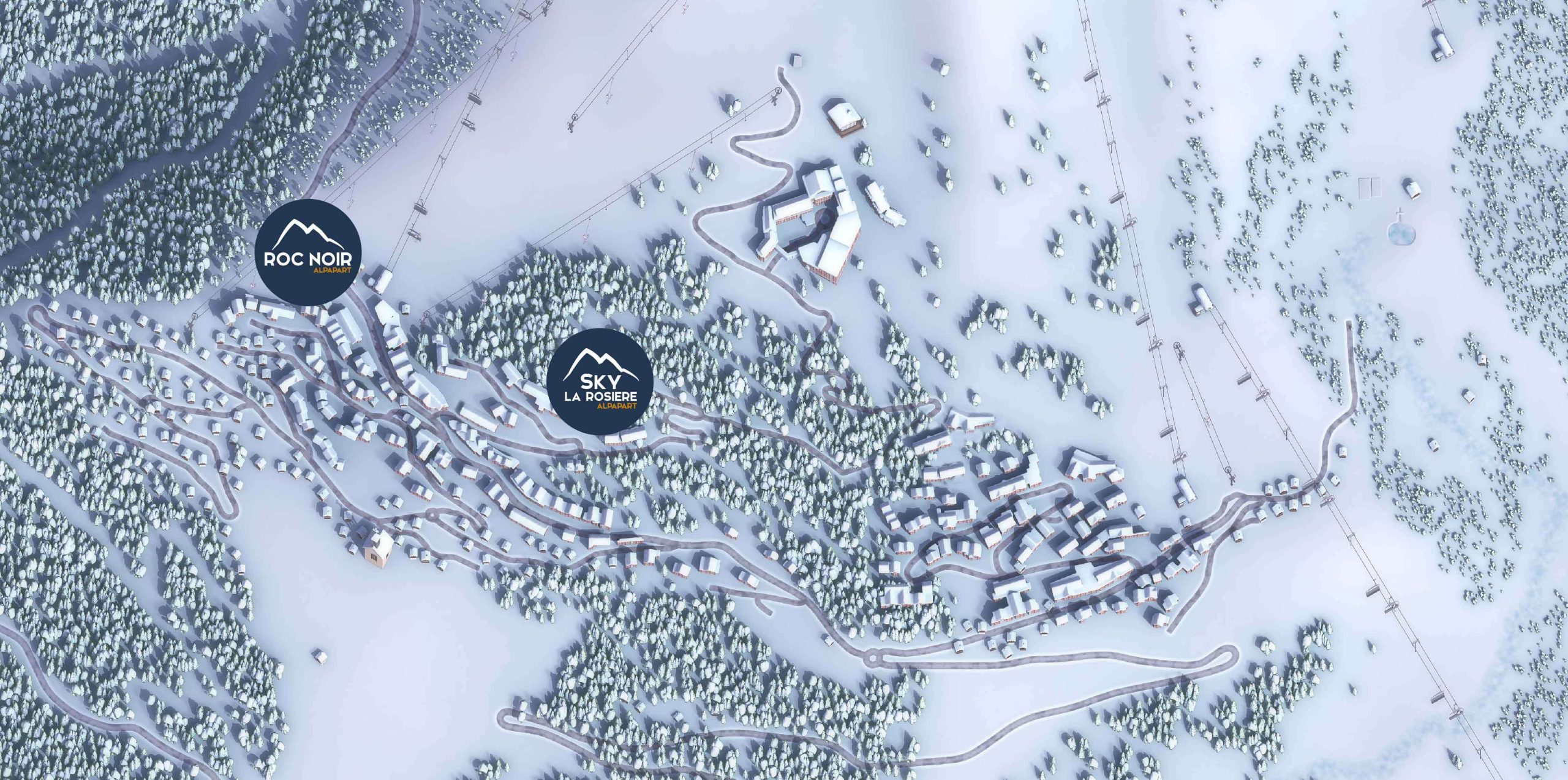 Map of La Rosière