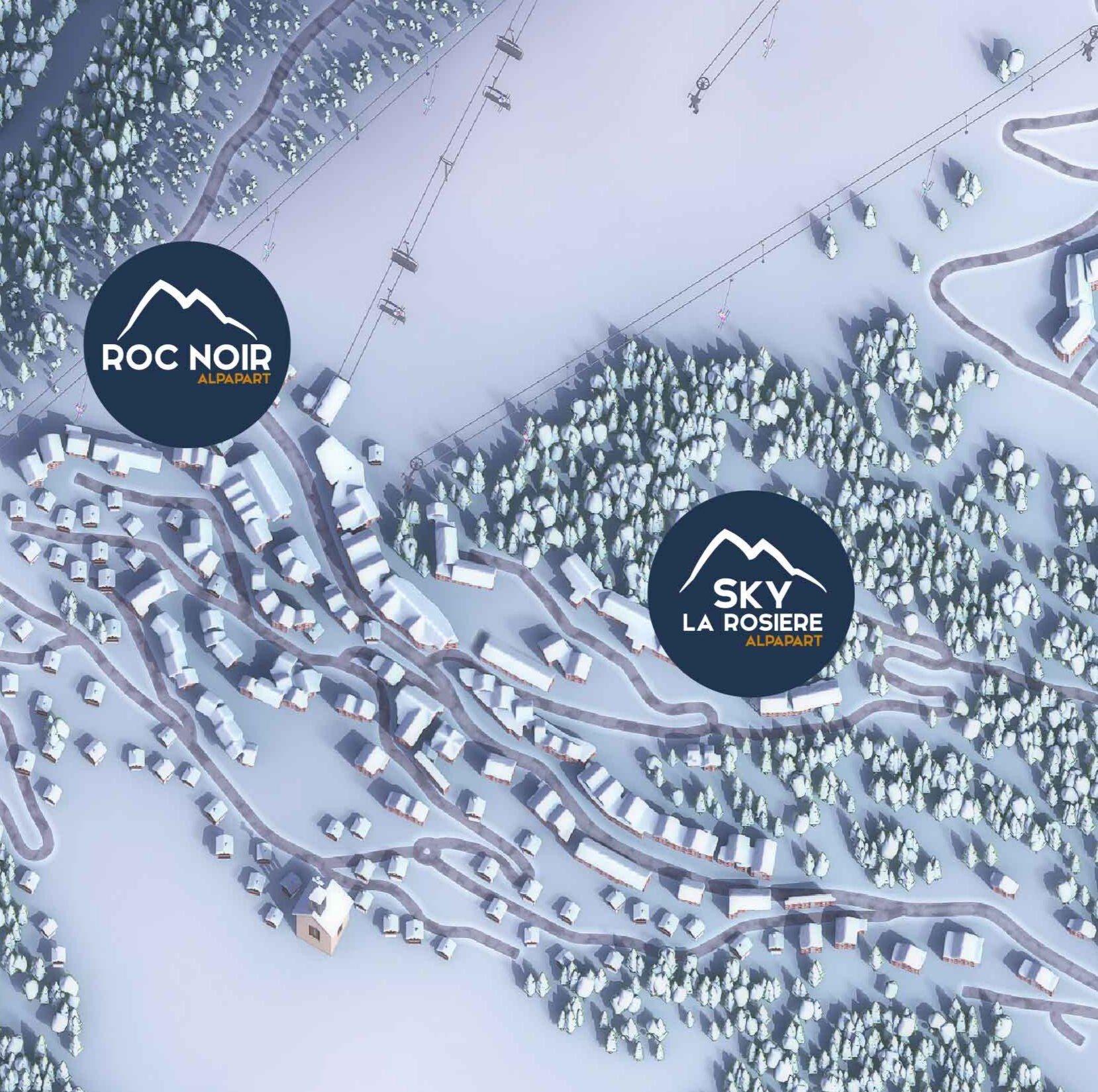 La Rosière Map